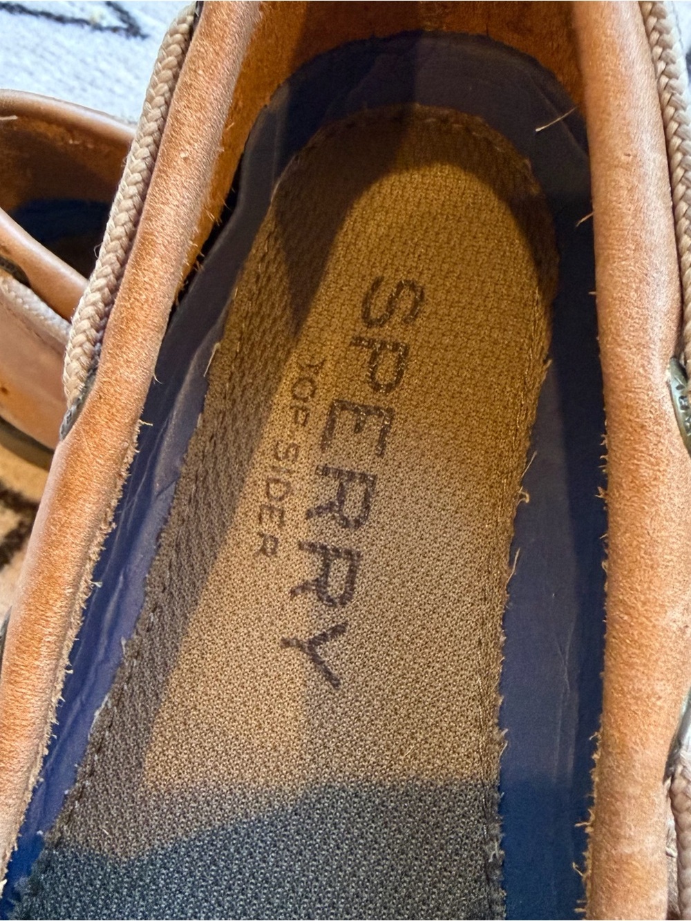 Sperry Men’s Brown Leather Classic Boat Shoes NEW! - Picture 4 of 6